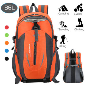36L Waterproof Travel Backpack | Lightweight Outdoor Hiking Daypack