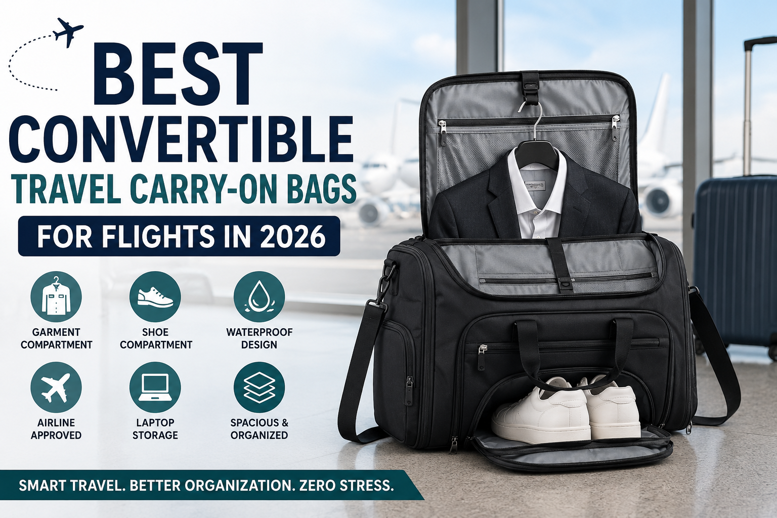 Best Convertible Travel Carry-On Bags for Flights | HTS Travel Luxe