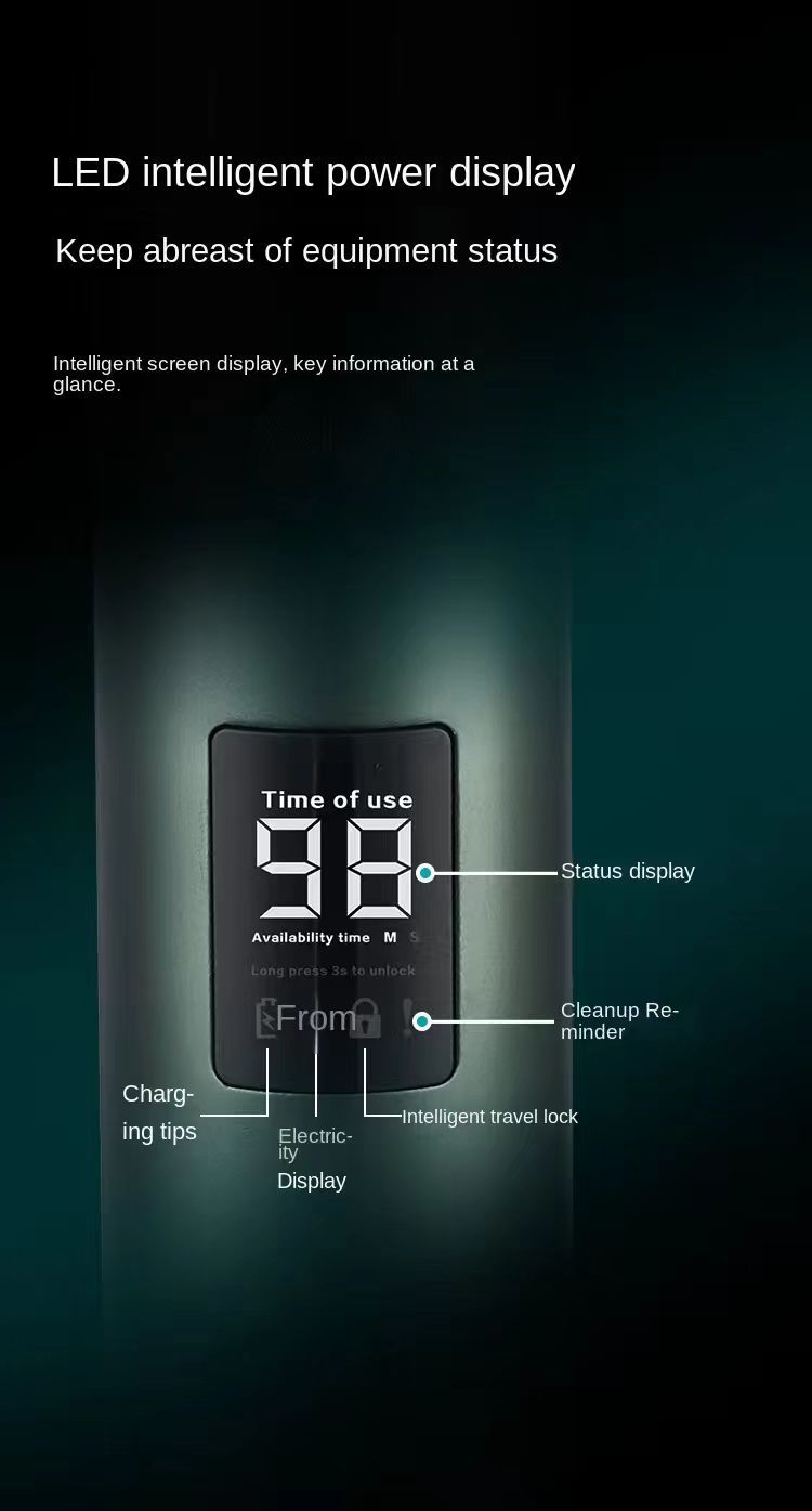 Men's Electric Shaver Triple Head Razor Travel Portable Washable - Image 2